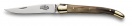 Taschenmesser - Marmorierte Hornspitze, glänzend, 9 cm Mitres aus Messing