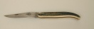 12 cm Taschenmesser in Mammut mit Damastklinge