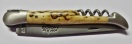 Taschenmesser-Edelhölzer 11 cm in Birke matt mit Korkenzieher
