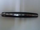 12 cm Messer Griff in Ebenholz handziselierte Biene und Rücken