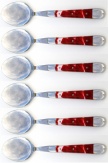 Esslöffel - 6er Set, Rosenblüten in Acryl, Mitres aus Inox Ausverkauft