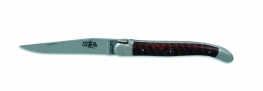 Taschenmesser - Edelhölzer, 9 cm, Inox in matt
