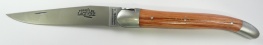 Taschenmesser - Edelhölzer, 9 cm, Inox in matt