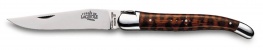 Taschenmesser - Edelhölzer, 9 cm, Inox, glänzend