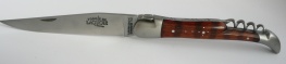 Taschenmesser - Edelhölzer, 12 cm, Amourette mit Korkenzieher, matt