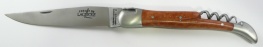 Taschenmesser - Edelhölzer, 12 cm, Amourette mit Korkenzieher, matt