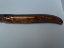 12 cm Messer Griff in Thuja