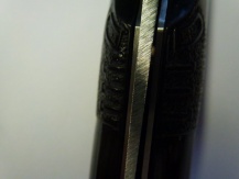 Der Herrenschuh. 12 cm Messer aus Ebenholz