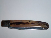 Pattada Brotzu in  Montone 10 cm Klinge Horn marmoriert