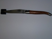 Munoz 1212FIN 12cm Messer in Wacholder matt Damastklinge